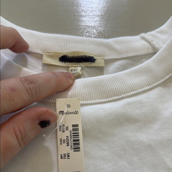 Madewell Relaxed Long-Sleeve Raglan Tee Size XXL - Picture 5 of 10